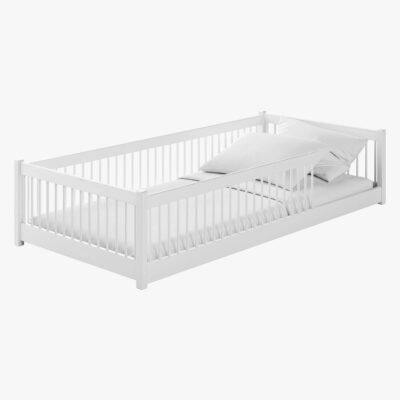 Lano Meble PEDRO Montessori Floor Seng 80x180, Hvid