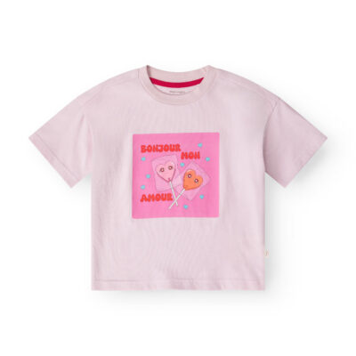 That's Mine - Vilde oversized t-shirt - Bonjour mon amour - 110cm - 5Y