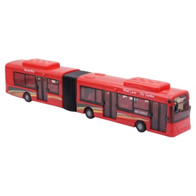 Legetøjs ledbus - Rød - 39 cm