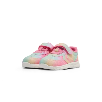 Hummel Crosslite Glitter 2.0 Infant Gymnastiksko - Multi Colour Red/Yellow/Green - 23