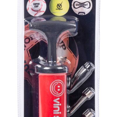Boldpumpe 20 cm - 4 spidser - Rød