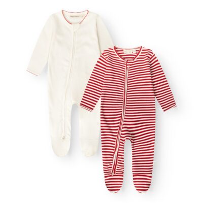 That's Mine - Jona onesie 2-pak - Red stripe - 62cm - 3M
