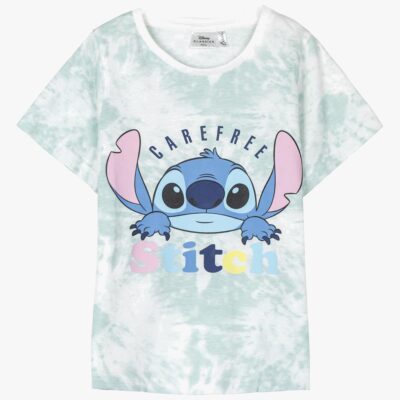 Disney Stitch T-shirt, Grøn, 128-134