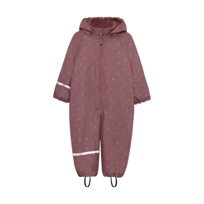 Celavi Regndragt m. Fleece - Rose Brown - 100