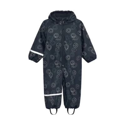 Celavi Regndragt m. Fleece - Navy - 100
