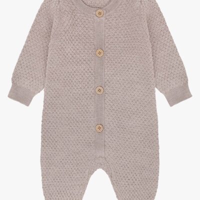CeLaVi Strikket Heldragt Merinould, Mocha Meringue Melange, 70