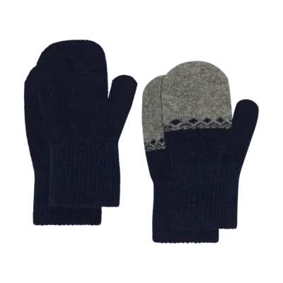 Celavi Magic Vanter 2-Pak - Navy - 1-2 ÅR
