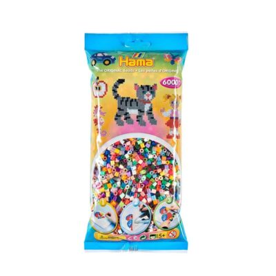 Hama Perler Midi 6000 stk Farvemix68 (205-68)