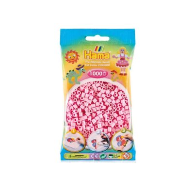 Hama Perler Midi 1000 stk Pastel Rosa (207-95)