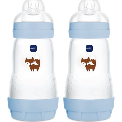 Mam Easy Start Anti - Colic 260ml 2 Pak - Blå
