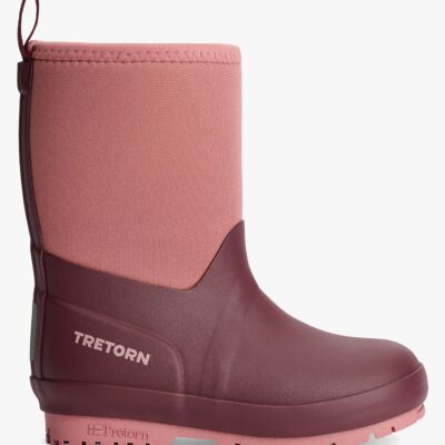 Tretorn Kuling Neoprene Forede Gummistøvler, Red, 30, Termostøvler børn