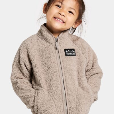 Didriksons Gibbs Fleecetrøje, Beach beige, 100