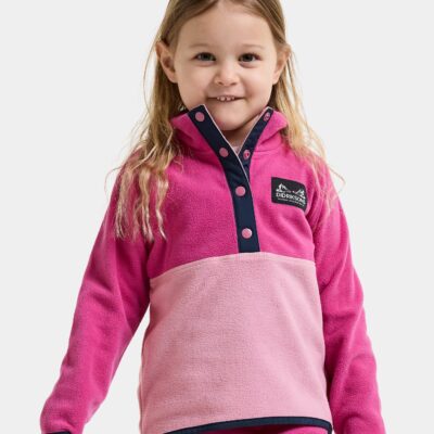 Didriksons Monte Fleecetrøje, Cactus Pink, 110