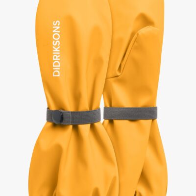 Didriksons Pileglove Forede Regnvanter, Oat Yellow, 2-4 år, Regntøj børn