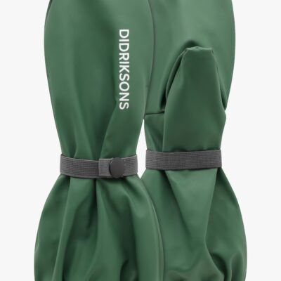 Didriksons Pileglove Forede Regnvanter, Dark Moss, 2-4 år, Regntøj børn