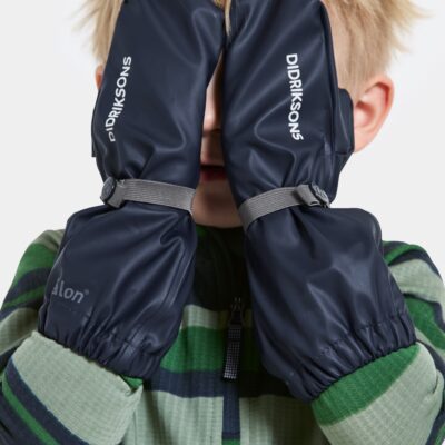 Didriksons Glove Regnvanter, Navy, 6-8 år, Regntøj børn