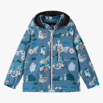 Reima Moomin Vantti Softshelljakke, Blue Ocean, 98