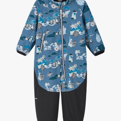 Reima Moomin Mjosa Softshellflyverdragt, Blue Ocean, 98
