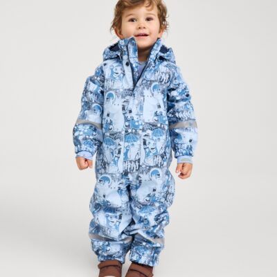 Reima Moomin Rapakko Foret Regndragt, Airy Blue, 80
