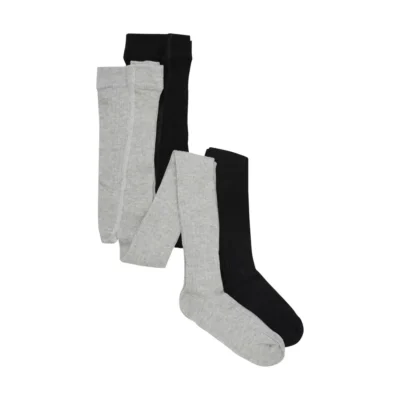 Rib Stømpebukser (2-PACK) - 130 - 104/110