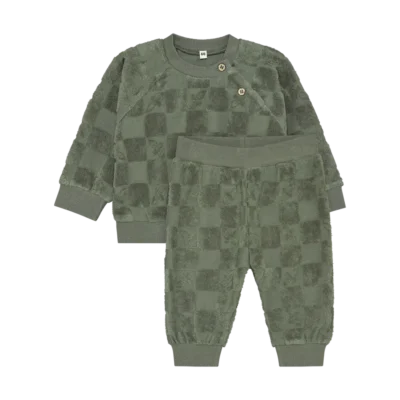 BeKids Sweatshirt og Sweatpants Sæt - Four Leaf Clover - 60