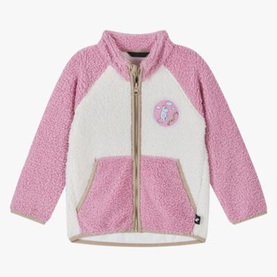Reima Moomin Kramgo Fleecetrøje, Grey Pink, 104