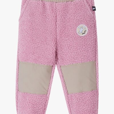 Reima Moomin Lustig Fleecebukser, Grey Pink, 92