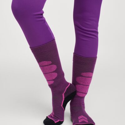 Reima Atleetti Skistrømper, Plum Purple, 38-41