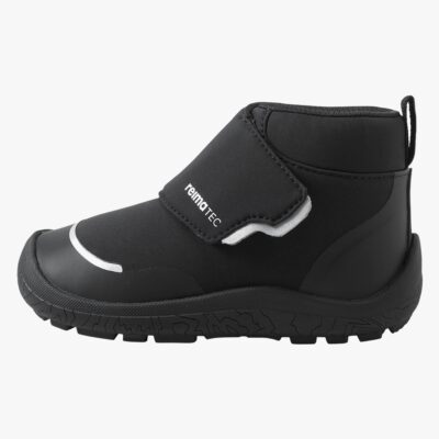 Reima Hyppii Barefoot Mid Sneakers, Black, 26