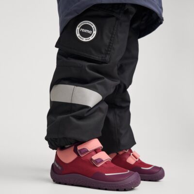 Reima Viikari Barefoot Vandtætte Sneakers, Maroon, 24