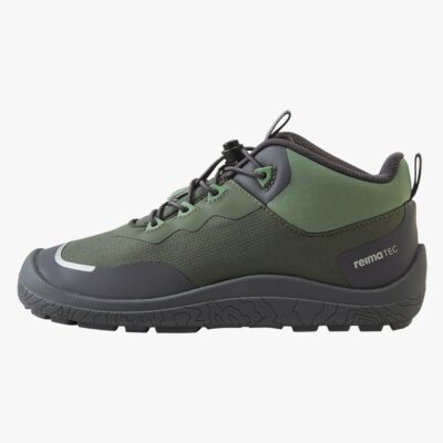 Reima Sankari Barefoot Sneakers, Thyme Green, 33