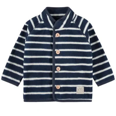 Molo Uli Fleece Jakke - Infinity Stripe - 86