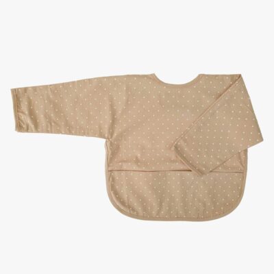 Summerville Organic Hagesmæk med Ærmer, Sand Dotty