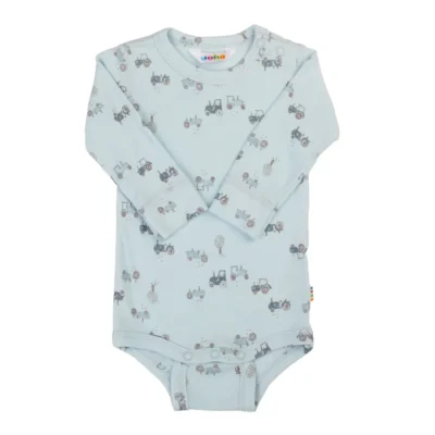 Langærmet Body - Light blue - 50