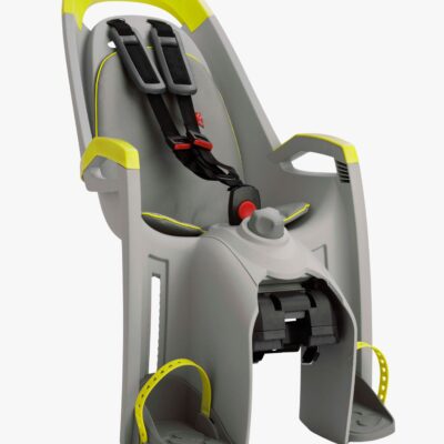 Hamax Amaze Rack Mounted Cykelstol, Light Grey/Lime Green