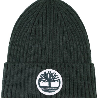Timberland Hue - Rib - Strik - Mørkegrøn m. Logo