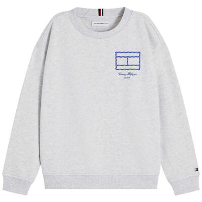 Tommy Hilfiger Sweatshirt - Lys Grå