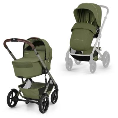 Cybex Talos S Lux Inkl. Foldbar Liggedel - Moss Green