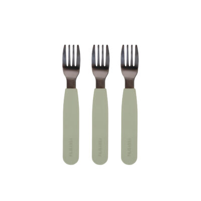 Silikone gafler 3-pak - Green