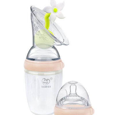 Haakaa Brystpumpe - 250 ml - Startpakke - Peach