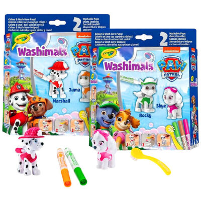 Crayola Kreasæt - Washimals Paw Patrol - 2-pak - Assort.