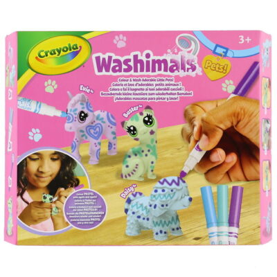 Crayola Kreasæt - Washimals - Pastel Pets