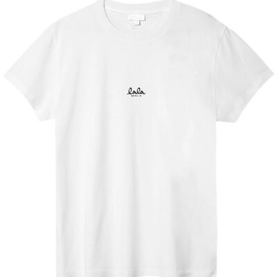 Lala Berlin T-shirt - Hvid/Sort m. Logo