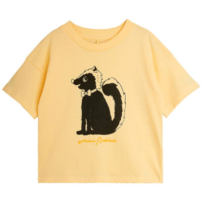 Mini Rodini T-shirt - Skunk - Yellow