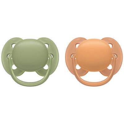 Philips Avent Sutter - 2-pak - Ultra Soft - Grøn/Orange