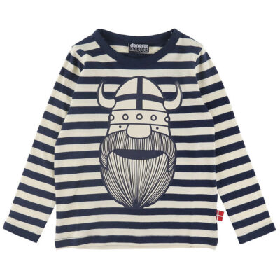 Danefæ Bluse - DaneBasic - Navy/Chalk Erik