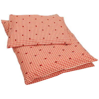 Flöss Sengetøj - Junior - Berry Gingham