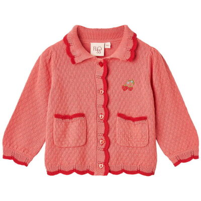 Flöss Cardigan - Strik - Bloom - Blossom Pink