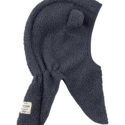 Mini A Ture Elefanthue - MatJeffi Teddyfleece - Forged Iron Blue