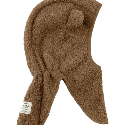 Mini A Ture Elefanthue - MatJeffi Teddyfleece - Otter Brown